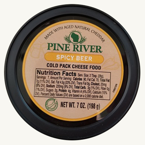 Pine River Cheese Spreads - Spicy Beer